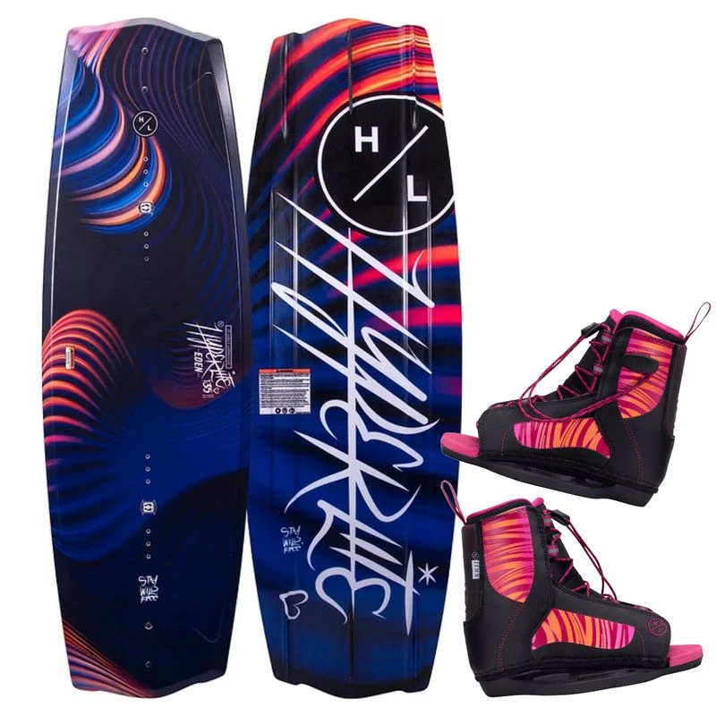 Hyperlite Eden Jr. Wakeboard Package W/ Jinx Binding - Girls' 2 Hyperlite Eden Jr. Wakeboard Package W/ Jinx Binding - Girls' - Image 2