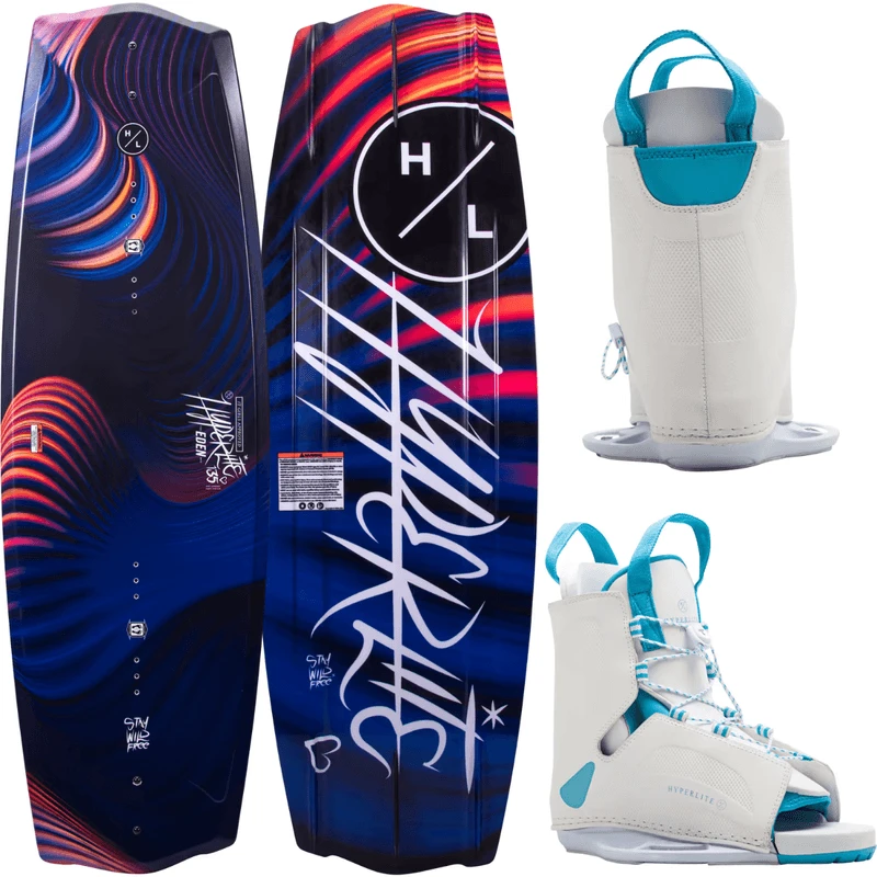 Hyperlite Eden Wakeboard Package W/ Allure Binding - Women's 3 Hyperlite Eden Wakeboard Package W/ Allure Binding - Women's - Image 3