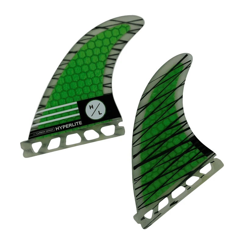 Hyperlite 4.5" Riot Carbon Surf Fin Kit (Pair) 2 Hyperlite 4.5" Riot Carbon Surf Fin Kit (Pair) - Image 2